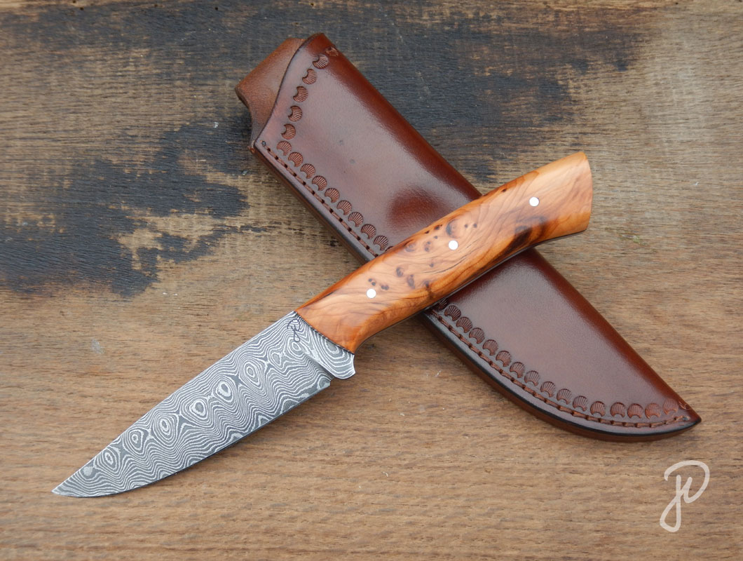 Perkin Jagdmesser FD100 – Damast, Full Tang Produktbild-Vorschau 6