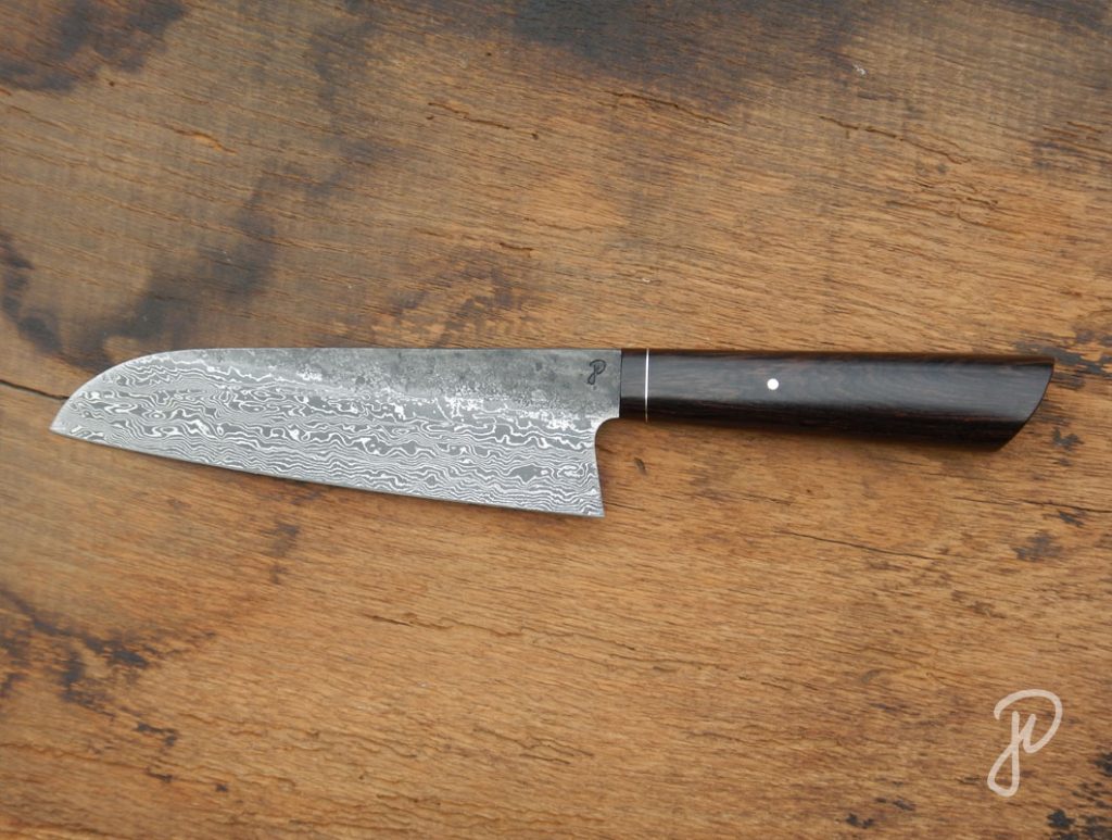 Damastmesser_Küchenmesser_Schmiede_Jan_Düllmann_70_Santoku